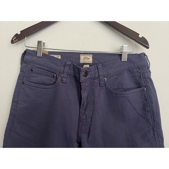 NWT J. Crew Size 30/30 484 Slim-fit garment-dyed five-pocket pant In Dusty Navy - Picture 4 of 10